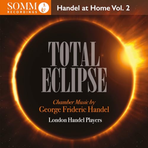 CD cover for “Total Eclipse” by Handel, featuring a solar eclipse.