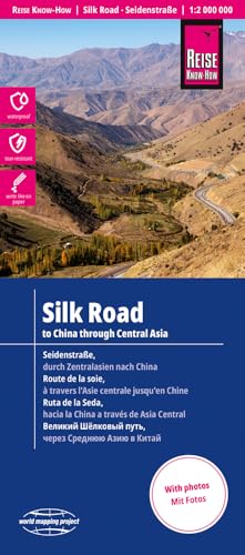 Silk Road Map : to China through Central Asia