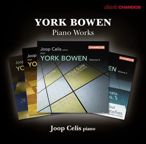 CD covers for York Bowen's Piano Works performed by Joop Celis.