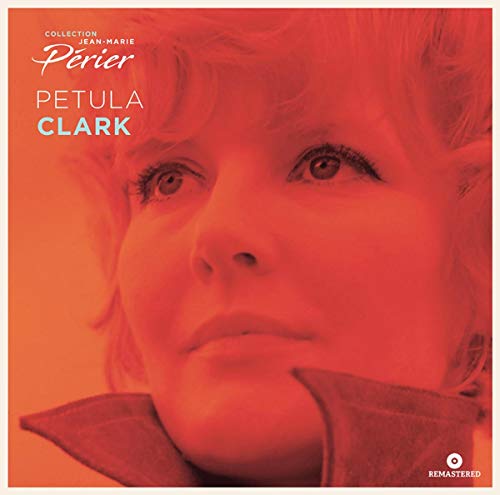 Petula Clark album cover with a portrait in orange and teal tones.