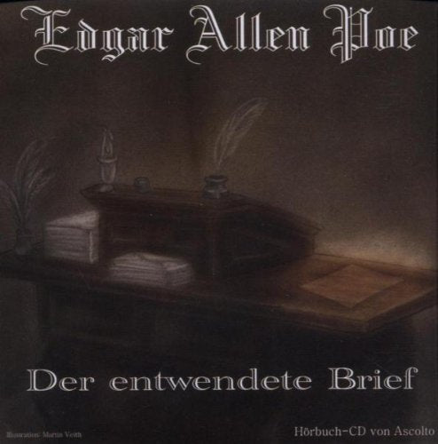 CD cover: dark painting of a writing desk with quill and papers.