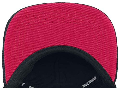 Jurassic Park - Red Logo (Unisex Black Snapback Cap) One Size