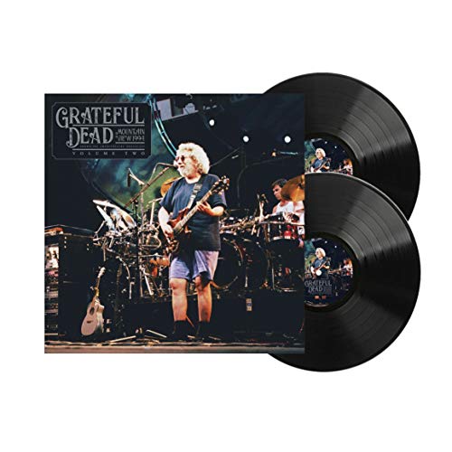 Grateful Dead vinyl record set with concert photo cover art.