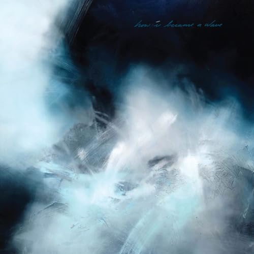 Abstract blue and white swirls with album title text overlayed.