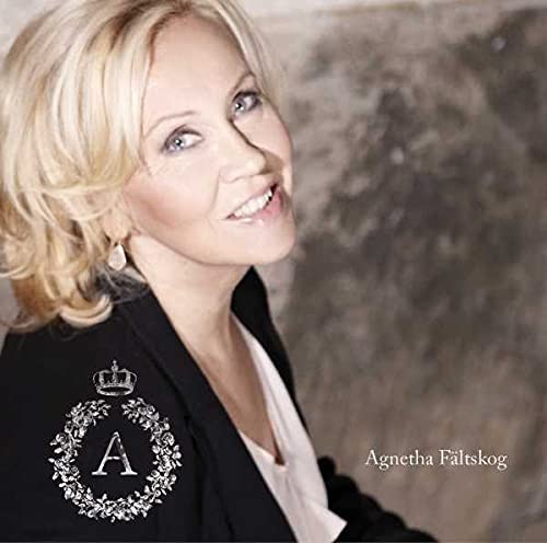 Agnetha Fältskog portrait on CD cover with ornate “A” logo.