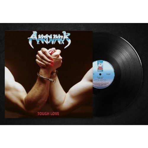 Aardvark “Tough Love” vinyl record with image of clasped hands and wrists.