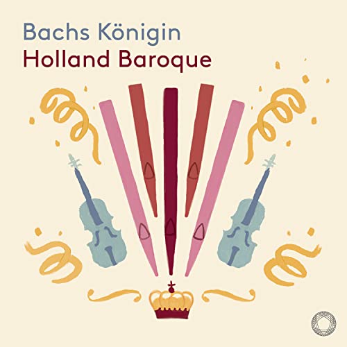 CD cover: violins, harpsichord, and a crown on a pale background.