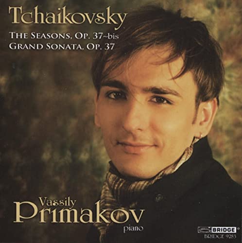 CD cover featuring a portrait of pianist Vassily Primakov.