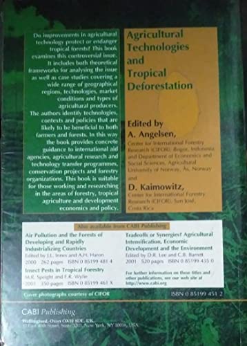 Agricultural Technologies and Tropical Deforestation