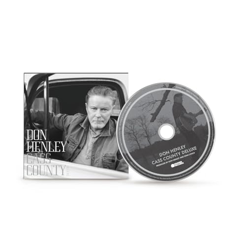 Don Henley's "Cass County" CD with album art of the artist in a truck.