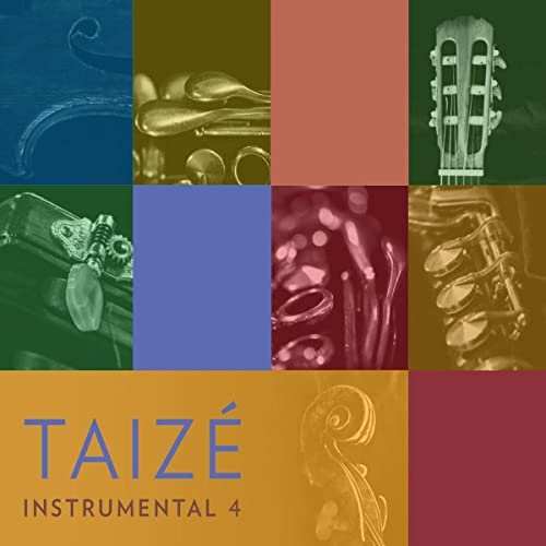 CD cover with close-ups of musical instruments and the word "TAIZÉ".
