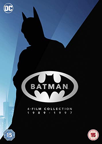 DVD cover for "Batman: The Motion Picture Anthology 1989-1997" featuring Batman’s silhouette.