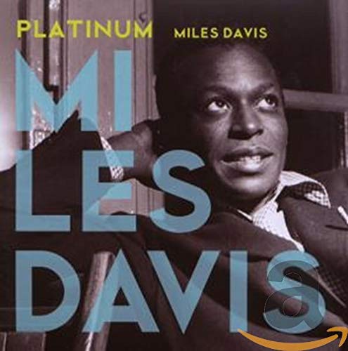 CD cover for Miles Davis’ “Platinum” album, featuring a portrait.