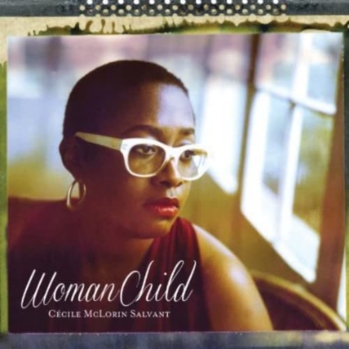 CD cover featuring Cecile McLorin Salvant in white glasses.