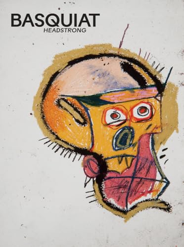 Bold, colorful painting of a distorted face with an open mouth.