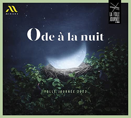 CD cover: night scene with a bird’s nest under a bright moon.