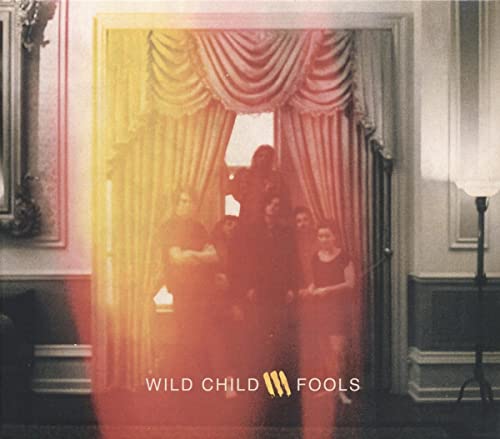 CD cover for “Wild Child - Fools” featuring a group silhouetted in a doorway.