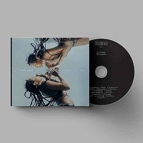 Jamila Woods’ “Water Made Us” CD with cover art of a woman.