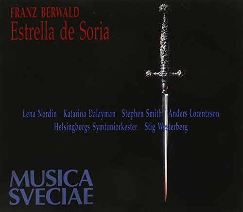 CD cover for "Estrella de Soria" featuring a detailed, ornate sword.