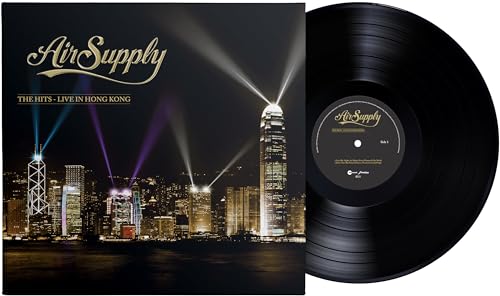 Air Supply vinyl record with Hong Kong skyline album art.