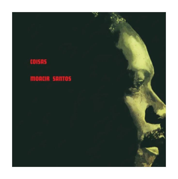 Vinyl record cover for Moacir Santos’ “Coisas” featuring a portrait.