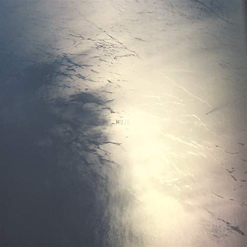 CD cover with abstract, textured grey and white tones, text “MUJO”.