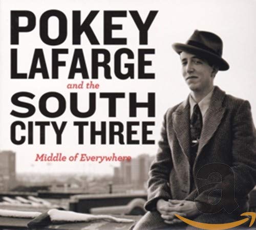 CD cover featuring Pokey Lafarge in a hat and tweed suit.