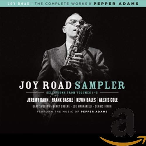 CD cover: "Joy Road Sampler" featuring a saxophonist in a suit.
