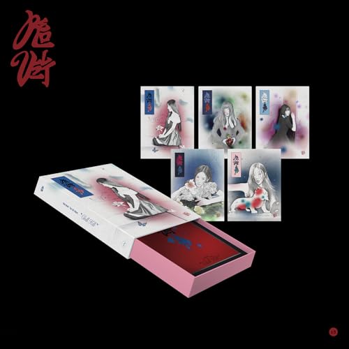 Red Velvet “What A Chill Kill” CD package with illustrated card inserts.