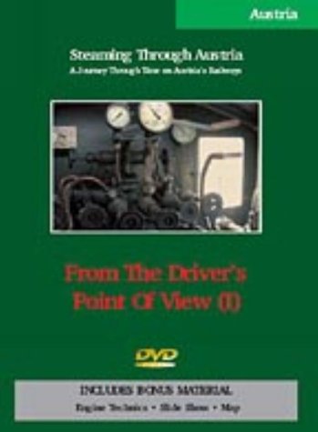DVD cover: steam train controls, gauges, and “Steaming Through Austria” title.