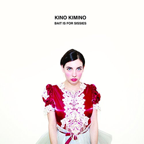 Album cover: woman in red and white lace, pale background.