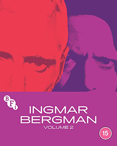Blu-ray cover for Ingmar Bergman Vol. 2, featuring two portrait faces.