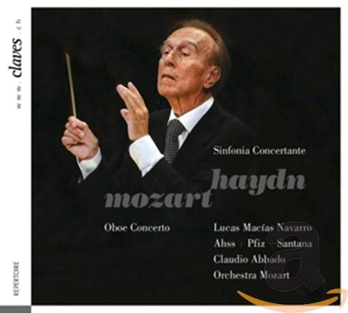 CD cover featuring conductor Claudio Abbado with “Haydn, Mozart” text.