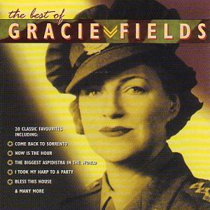 CD cover featuring Gracie Fields in a hat, sepia-toned portrait.