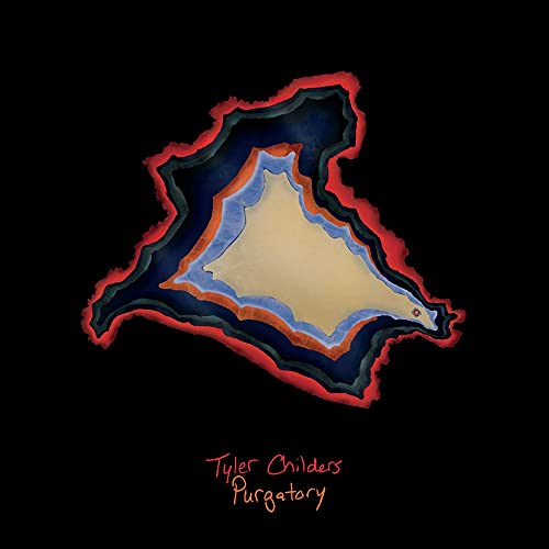 CD album cover: abstract layered shape in blues, reds, and beige.