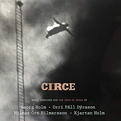 CD cover for Circe featuring a silhouette of a person falling through dark clouds.