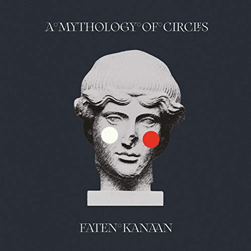 Album cover: bust sculpture with red and white circles, dark background.