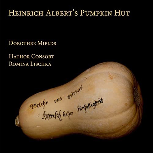 CD cover featuring a large, beige pumpkin with handwritten text.