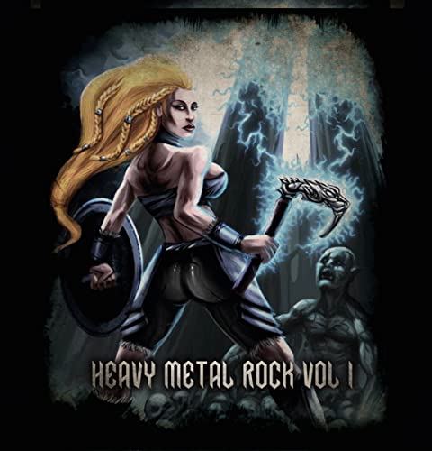 Vinyl album cover featuring a blonde warrior woman with a battle-axe.
