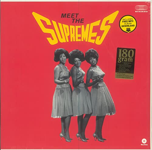 Album cover for The Supremes’ “Meet The Supremes” featuring the trio.