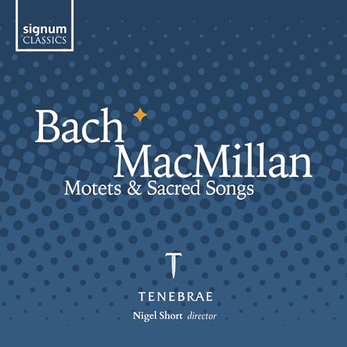 CD cover for Bach/MacMillan motets and sacred songs, directed by Nigel Short.