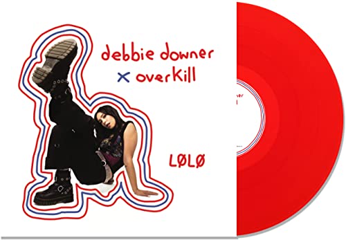 Vinyl record with album art featuring a person in a dynamic pose.