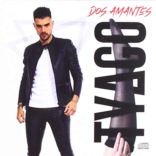 CD cover for Tyago’s “Dos Amantes” featuring a man and legs imagery.