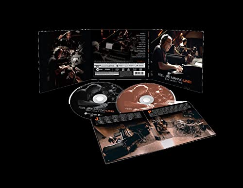 Bob James "Feel Like Making Live!" CD, Blu-ray, and insert booklet.