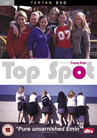 DVD cover showing a group of young women, titled Top Spot by Tracey Emin.