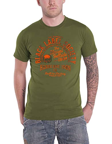 Plastic Head Black Label Society 'Hardcore Iron' (Green) T-Shirt (XL)