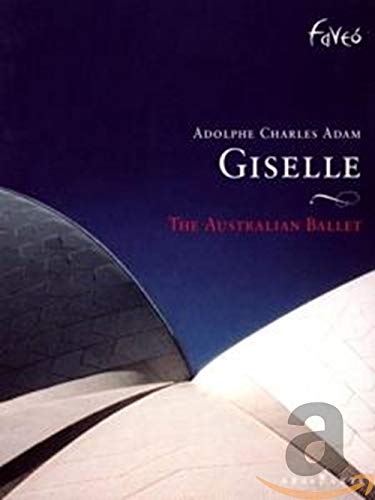 DVD cover for "Giselle" ballet, featuring a dancer's leg and title text.
