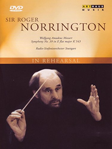 DVD cover featuring conductor Sir Roger Norrington with baton raised.