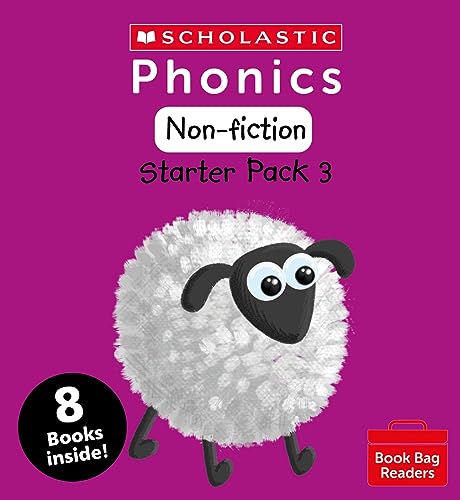 Purple book cover with a cartoon sheep and "Starter Pack 3" text.