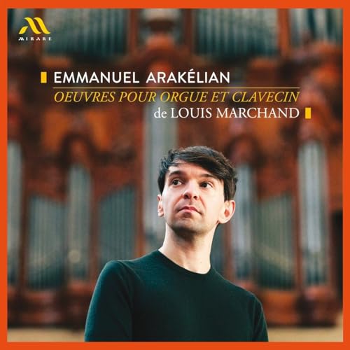 CD cover featuring Emmanuel Arakélian and a pipe organ background.